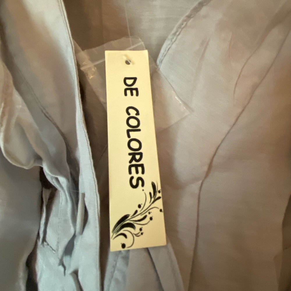 Two Tone Ruffle Dress Size M - Picture 4 of 4